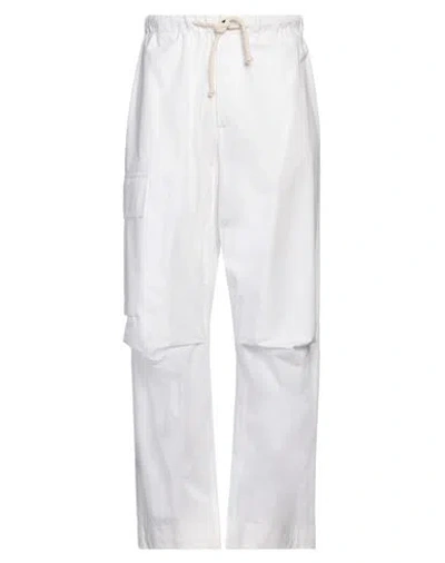 Jil Sander Man Pants White Size 30 Cotton