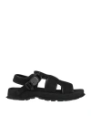 Jil Sander Man Sandals Black Size 10 Leather