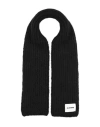 Jil Sander Man Scarf Black Size - Mohair Wool, Wool