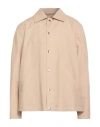 Jil Sander Man Shirt Beige Size 38 Cotton In Brown