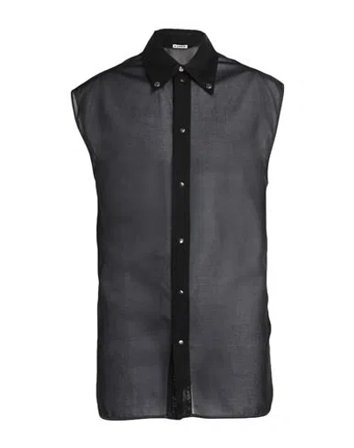 Jil Sander Man Shirt Black Size 15 ¾ Cotton