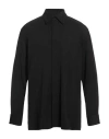 Jil Sander Tailored Long Sleeves Point Collar Shirt In Black