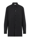 Jil Sander Man Shirt Black Size 16 Polyester