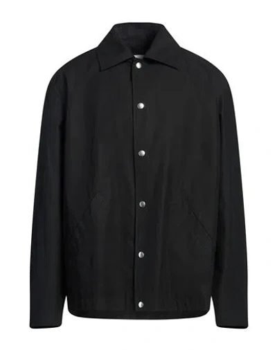 Jil Sander Man Shirt Black Size 40 Cotton