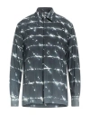 Jil Sander Logo Long Sleeve Shirt In Grey