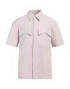 Jil Sander Man Shirt Lilac Size 15 ½ Cotton In Purple