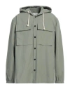Jil Sander + Man Shirt Sage Green Size 40 Cotton In Sage Green