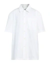 Jil Sander Man Shirt White Size 16 Cotton In White