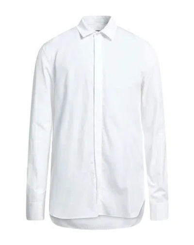 Jil Sander Man Shirt White Size 17 Cotton