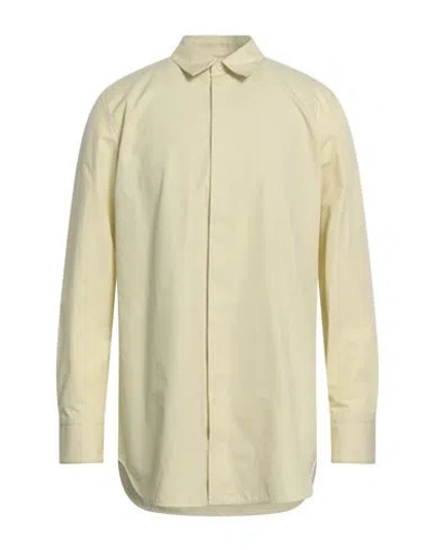 Jil Sander Man Shirt Yellow Size 16 Cotton
