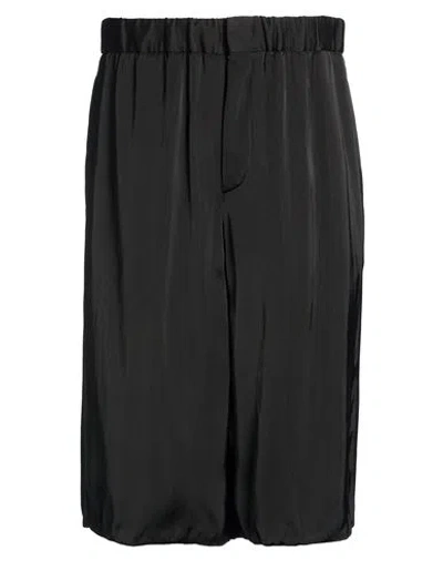 Jil Sander Man Shorts & Bermuda Shorts Black Size 30 Viscose