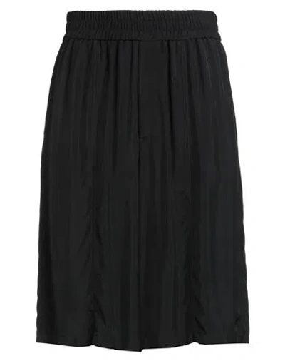 Jil Sander Man Shorts & Bermuda Shorts Black Size 34 Viscose