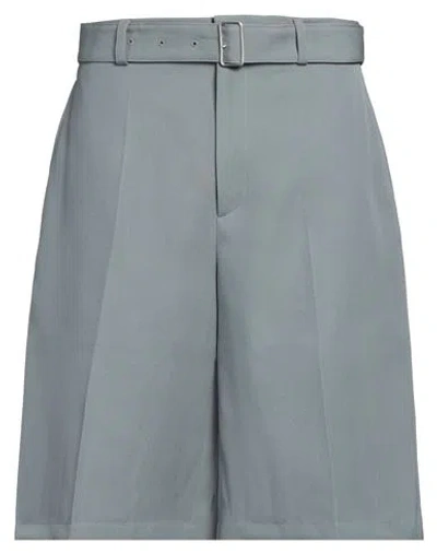 Jil Sander Man Shorts & Bermuda Shorts Grey Size 32 Wool