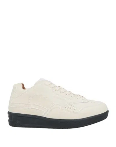 Jil Sander Man Sneakers Cream Size 7 Leather