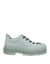 Jil Sander + Man Sneakers Sage Green Size 11 Leather In Green