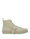 Jil Sander Man Sneakers Sage Green Size 9 Leather In Sage Green