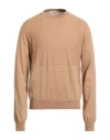 Jil Sander Man Sweater Beige Size 46 Virgin Wool In Brown