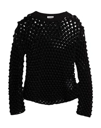 Jil Sander Man Sweater Black Size 40 Polypropylene