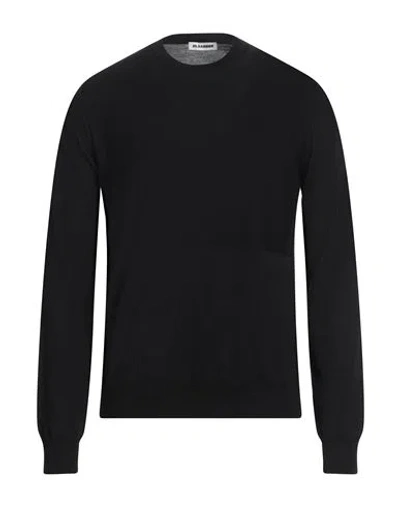 JIL SANDER JIL SANDER MAN SWEATER BLACK SIZE 44 VIRGIN WOOL