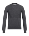 Jil Sander Man Sweater Charcoal Size 46 Merino Wool In Grey