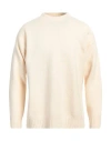 Jil Sander Man Sweater Cream Size 36 Wool In Neutral