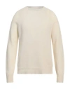 Jil Sander Man Sweater Cream Size 40 Virgin Wool, Cashmere In White