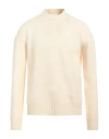 Jil Sander Man Sweater Cream Size 40 Wool In White