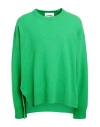 Jil Sander Man Sweater Green Size 40 Wool