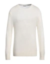 Jil Sander+ Man Sweater Ivory Size 38 Wool In White