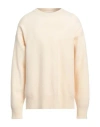Jil Sander Man Sweater Cream Size 36 Wool In White