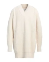 Jil Sander Man Sweater Ivory Size S Cotton, Wool, Polyamide In White