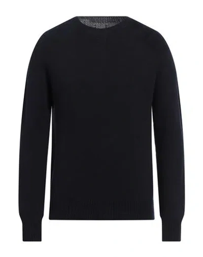 Jil Sander Man Sweater Midnight Blue Size 36 Virgin Wool, Cashmere