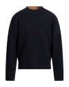 Jil Sander Man Sweater Military Green Size 44 Wool In Blue