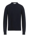 Jil Sander Man Sweater Midnight Blue Size 38 Wool In Black
