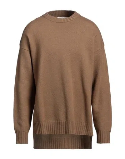 Jil Sander Man Sweater Sand Size 38 Wool In Beige