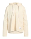 Jil Sander Man Sweatshirt Ivory Size L Cotton In White