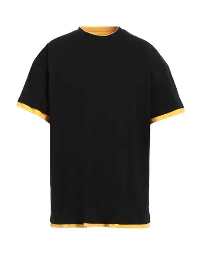 Jil Sander Man T-shirt Black Size 38 Cotton