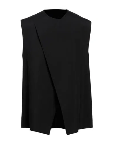 Jil Sander Man T-shirt Black Size 38 Wool