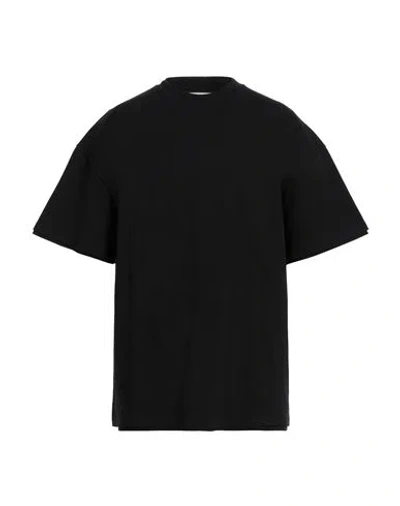 Jil Sander Man T-shirt Black Size 40 Cotton