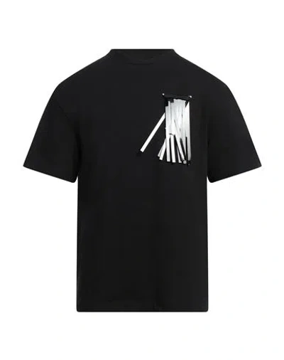 Jil Sander Man T-shirt Black Size M Cotton