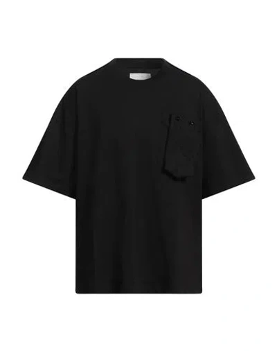 Jil Sander Man T-shirt Black Size Xxl Cotton