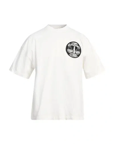 Jil Sander Man T-shirt Ivory Size M Cotton In White
