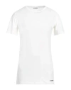 Jil Sander+ Man T-shirt Ivory Size Xl Cotton In White