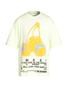 Jil Sander Man T-shirt Light Green Size Xs Cotton