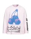 Jil Sander Man T-shirt Light Pink Size M Cotton