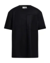 Jil Sander Man T-shirt Midnight Blue Size 40 Wool In Blue