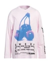 Jil Sander Man T-shirt Pink Size L Cotton In Pink