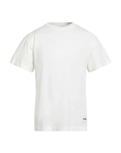 JIL SANDER+ JIL SANDER+ MAN T-SHIRT WHITE SIZE L ORGANIC COTTON