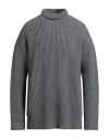 Jil Sander Man Turtleneck Lead Size 38 Wool In Gray