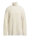 Jil Sander Man Turtleneck Ivory Size 42 Wool
